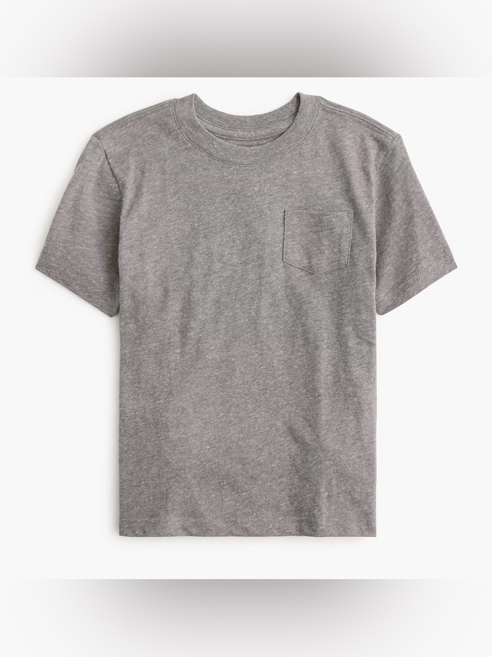 J. Crew Crewcuts Boys Pocket Tee in Heather Gray